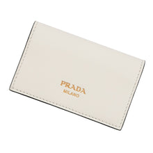 将图像加载到图库查看器中，PRADA Card Case White1MC110 Leather
