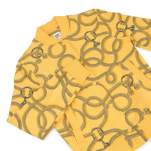 将图像加载到图库查看器中，HERMES Parfroy Remix Teddy Blouson Size 34 Jaune・Mimosa Cotton100%
