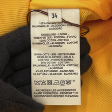 将图像加载到图库查看器中，HERMES Parfroy Remix Teddy Blouson Size 34 Jaune・Mimosa Cotton100%
