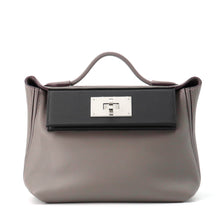 将图像加载到图库查看器中，HERMES 24/24 Sac Van Quatre Gris Meyer/Black Evercolor Swift Leather Size Mini
