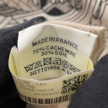 Load image into Gallery viewer, HERMES Carre Jean Marine Tattoo Bandana Sailor Tattoo Size 140 Rouge/Black/Natural Cashmere30% Silk30%
