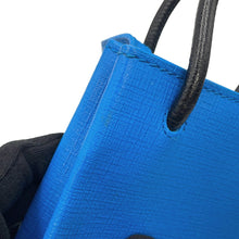 Load image into Gallery viewer, BALENCIAGA shopping phone holder Blue593826 Leather
