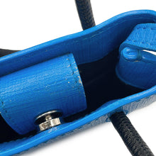 Load image into Gallery viewer, BALENCIAGA shopping phone holder Blue593826 Leather
