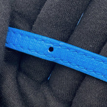 Load image into Gallery viewer, BALENCIAGA shopping phone holder Blue593826 Leather
