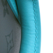 将图像加载到图库查看器中，LOUIS VUITTON Keepall Bandouliere Turquoise/NoirM11645 Monogram Eclipse Reverse Size 25
