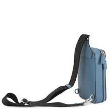 将图像加载到图库查看器中，PRADA Brique One Shoulder Bag Blue2VZ106 Saffiano LeatherLeather
