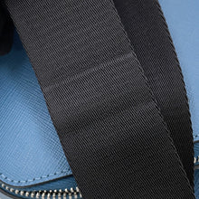 将图像加载到图库查看器中，PRADA Brique One Shoulder Bag Blue2VZ106 Saffiano LeatherLeather
