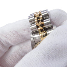 将图像加载到图库查看器中，ROLEX Datejust W26mm Stainless Steel K18YG Champagne Dial79173
