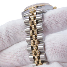 将图像加载到图库查看器中，ROLEX Datejust W26mm Stainless Steel K18YG Champagne Dial79173
