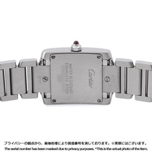 将图像加载到图库查看器中，CARTIER Tank Française SM Happy Birthday 2006 Christmas Limited Edition W20.3mm×H25.3mm Stainless Steel Silver DialW51031Q3
