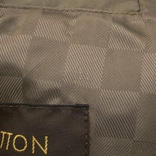 Load image into Gallery viewer, LOUIS VUITTON Quilted Damier Jacket Size 48 Khaki Polyester100% Calf Leather
