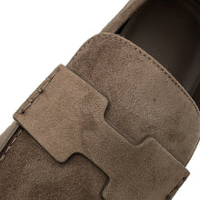 Load image into Gallery viewer, HERMES Loafers Mocassins Job Etoupe suede Size 42
