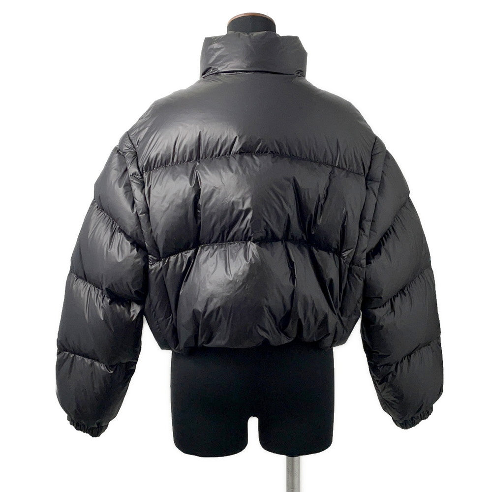 PRADA Cropped Vest/Down Jacket Triangle Logo 24 Size 40