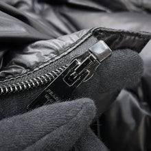 Load image into Gallery viewer, PRADA Cropped Vest/Down Jacket Triangle Logo 24 Size 40 Black291805 Nylon100%
