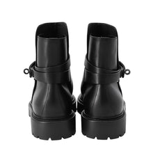 将图像加载到图库查看器中，HERMES Jeff short boots Black Leather Size 41

