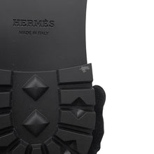将图像加载到图库查看器中，HERMES Jeff short boots Black Leather Size 41
