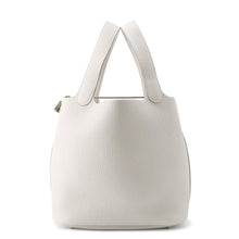 将图像加载到图库查看器中，HERMES Picotin Lock Pearl Grey Taurillon Clemence Size MM
