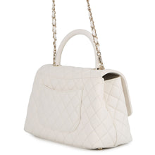 Load image into Gallery viewer, CHANEL Coco handle WhiteA92991 Caviar Leather Size 29
