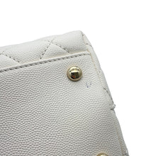 Load image into Gallery viewer, CHANEL Coco handle WhiteA92991 Caviar Leather Size 29
