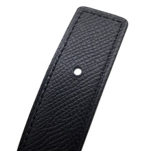 将图像加载到图库查看器中，HERMES Constance HBelt Reversible Enamel Feline Size 85 White/Black Chamonix Epsom
