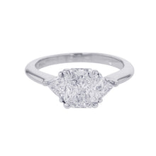 将图像加载到图库查看器中，TIFFANY&amp;Co. Diamond Ring Size Approximately 8th Pt950
