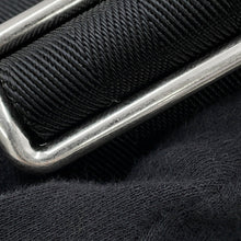 Load image into Gallery viewer, BURBERRY Embossed Check Messenger Bag Black81019221 Calf Leather
