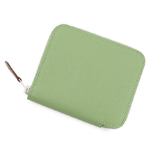 将图像加载到图库查看器中，HERMES Azap compact silk in Vert cricket Epsom

