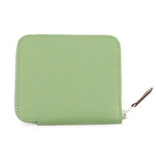将图像加载到图库查看器中，HERMES Azap compact silk in Vert cricket Epsom
