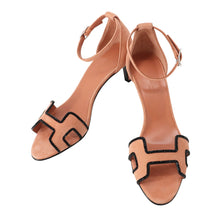 Load image into Gallery viewer, HERMES Premiere Sandals Jasmin Flower suede Size 37
