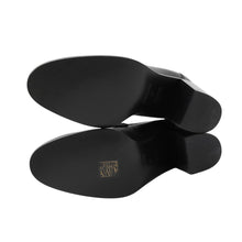 Load image into Gallery viewer, HERMES Mocassins Dauphin Black Leather Size 37
