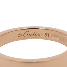 Load image into Gallery viewer, CARTIER C de Cartier Wedding Ring Size 51/#11B4087200/B4087251 18K Pink Gold
