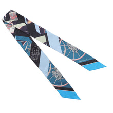 Load image into Gallery viewer, HERMES Twilly Springs Springs Bague Blue/Rose/Vert Silk100%
