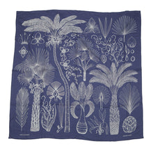 Load image into Gallery viewer, HERMES Scarf Carre 140 INDEX PALMARUM Palm Index Size 140 Marine/WhiteH243366S Cashmere70% Silk30%
