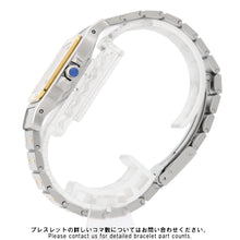 Load image into Gallery viewer, CARTIER Santos Galve LM H40mm × W29mm Stainless Steel K18YG White Dial1036288
