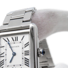 将图像加载到图库查看器中，CARTIER Tank Solo H31mm x W24.4mm Stainless Steel Silver DialW5200013
