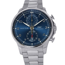 将图像加载到图库查看器中，IWC Portugese Yacht Club W44.6mm Stainless Steel Blue DialIW390701

