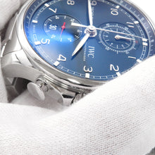 将图像加载到图库查看器中，IWC Portugese Yacht Club W44.6mm Stainless Steel Blue DialIW390701
