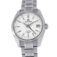 将图像加载到图库查看器中，SEIKO Grand Seiko Mechanical Hi-Beat GMT 44GS 55th Anniversary Limited Edition of 1,200 pieces W40mm TI White DialSBGJ255
