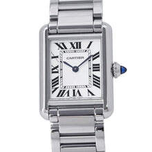 将图像加载到图库查看器中，CARTIER tank mast SM H29.5mm×W22mm Stainless Steel Silver DialWSTA0051
