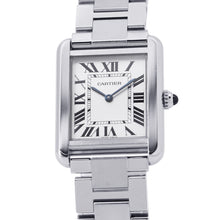 将图像加载到图库查看器中，CARTIER Tank Solo SM H31.0mm×W24.4mm Stainless Steel Silver DialW5200013
