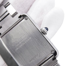 将图像加载到图库查看器中，CARTIER Tank Solo SM H31.0mm×W24.4mm Stainless Steel Silver DialW5200013

