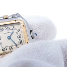 将图像加载到图库查看器中，CARTIER PANTHERE SM 1 row H29.8mm×W21.7mm Stainless Steel K18YG White Dial84083241
