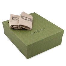 将图像加载到图库查看器中，GUCCI Double G EncreBoots Black719849 Leather GG Canvas Size 34 1/2
