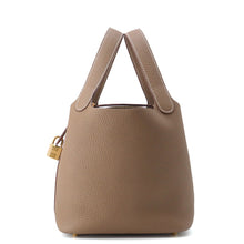 将图像加载到图库查看器中，HERMES Picotin Lock Etoupe Taurillon Clemence Size PM
