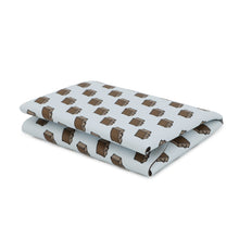 将图像加载到图库查看器中，HERMES Calvi Duo Bag Motif Blue Brum Swift Leather
