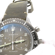Load image into Gallery viewer, ZENITH Pilot Chronometro Tipo CP-2 Flyback W43mm Stainless Steel Leather Gray Dial11.2240.405/21.C773
