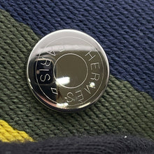 Load image into Gallery viewer, HERMES Brid a Black Marine Canvas Size PM

