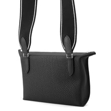 将图像加载到图库查看器中，HERMES Vid Posh Black Togo Leather
