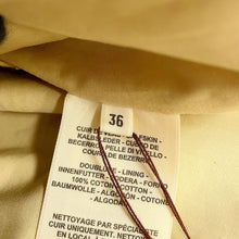 将图像加载到图库查看器中，HERMES Leather gilet Size 36 Beige5E1617DA Calf Leather
