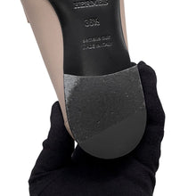 将图像加载到图库查看器中，HERMES Paris Loafers BeigePink Leather Size 36H
